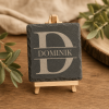 Personalized Monogram Slate Coaster