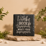 obrazok podpivnika Engraved Slate Beverage Coaster